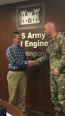 Kevin Nelson was presented with the Commander's Coin for Excellence