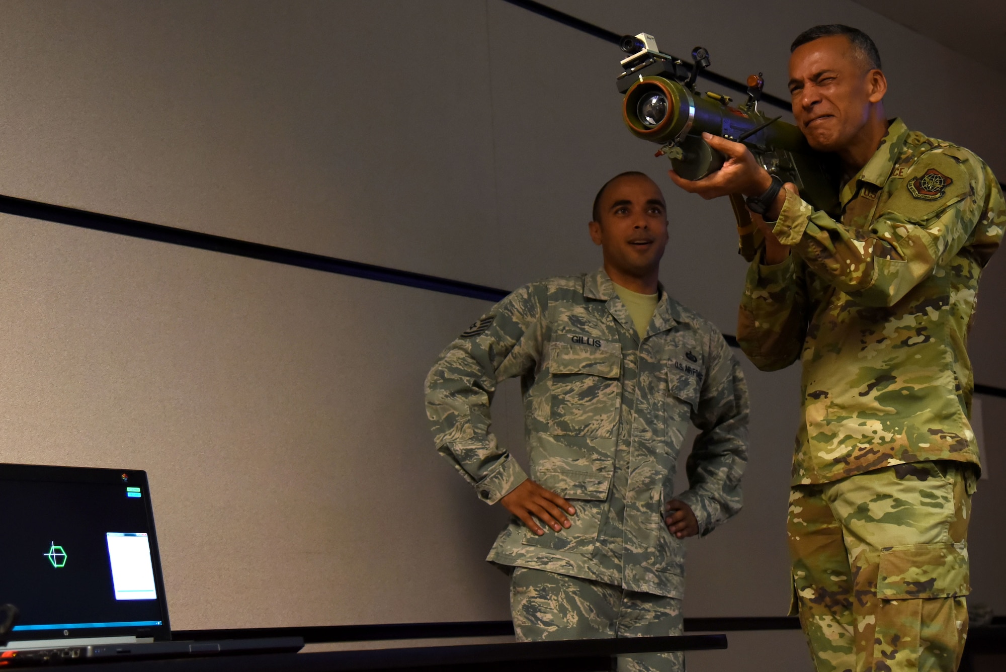 AMC command chief visits the U.S. Air Force Expeditionary Operations School
