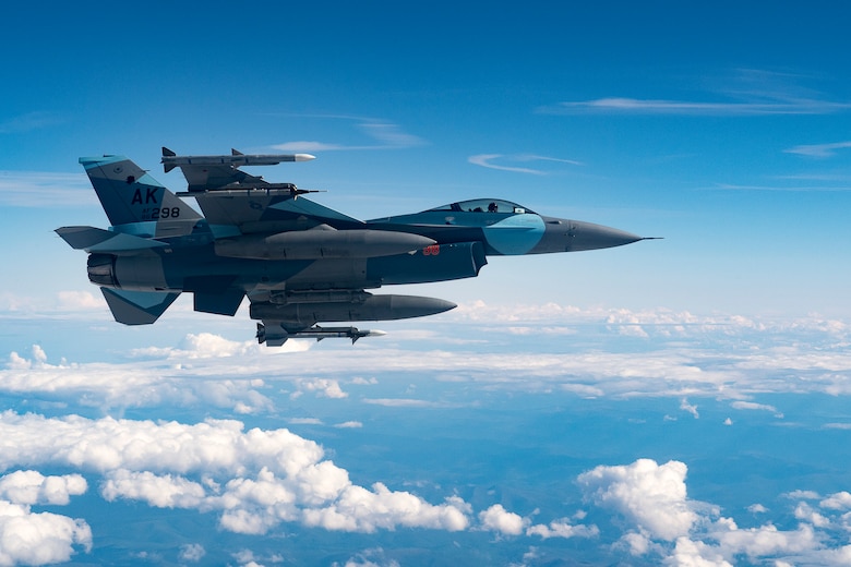 An Air Force F-16 Fighting Falcon