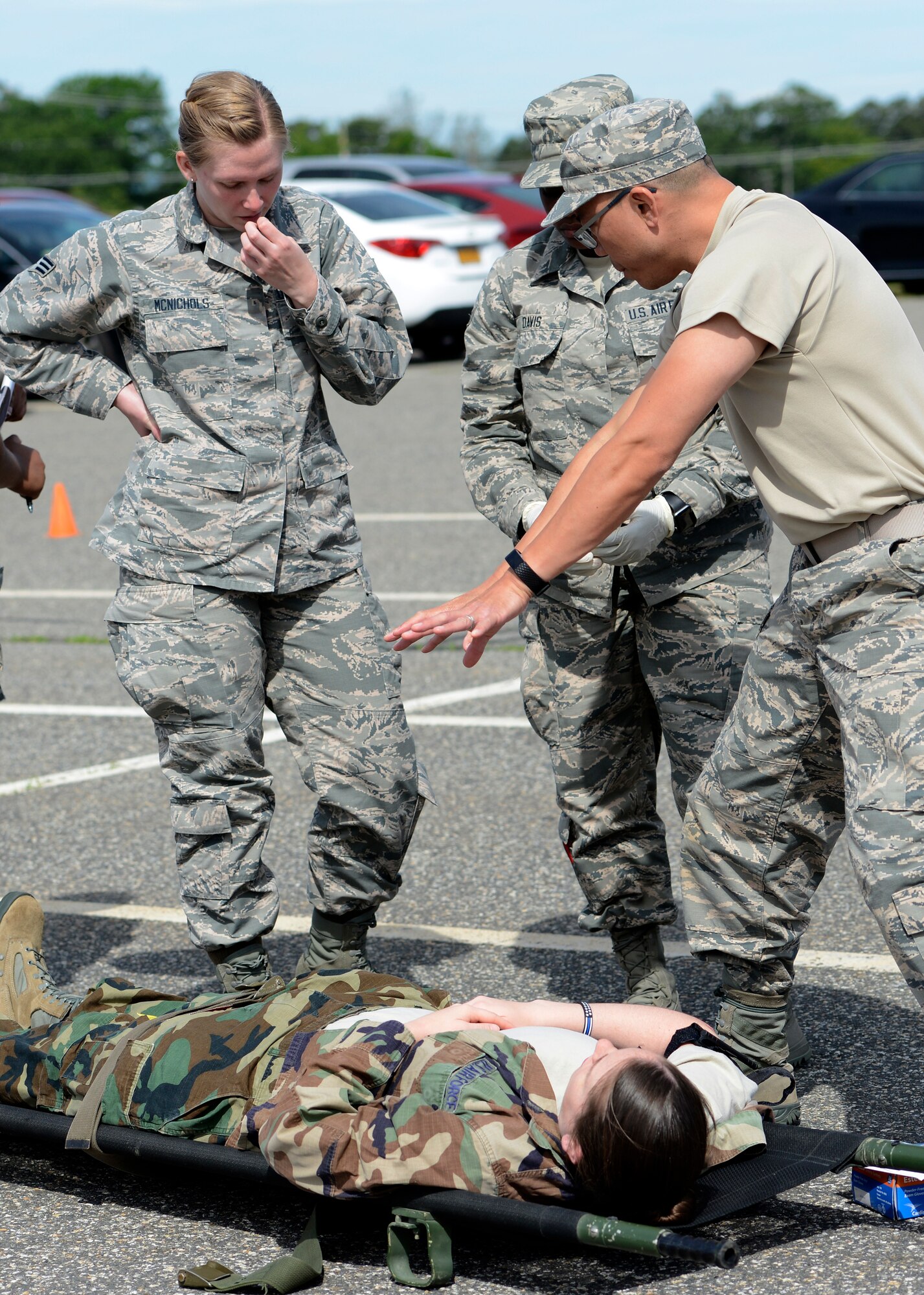 439th AMDS mass casualty exercise