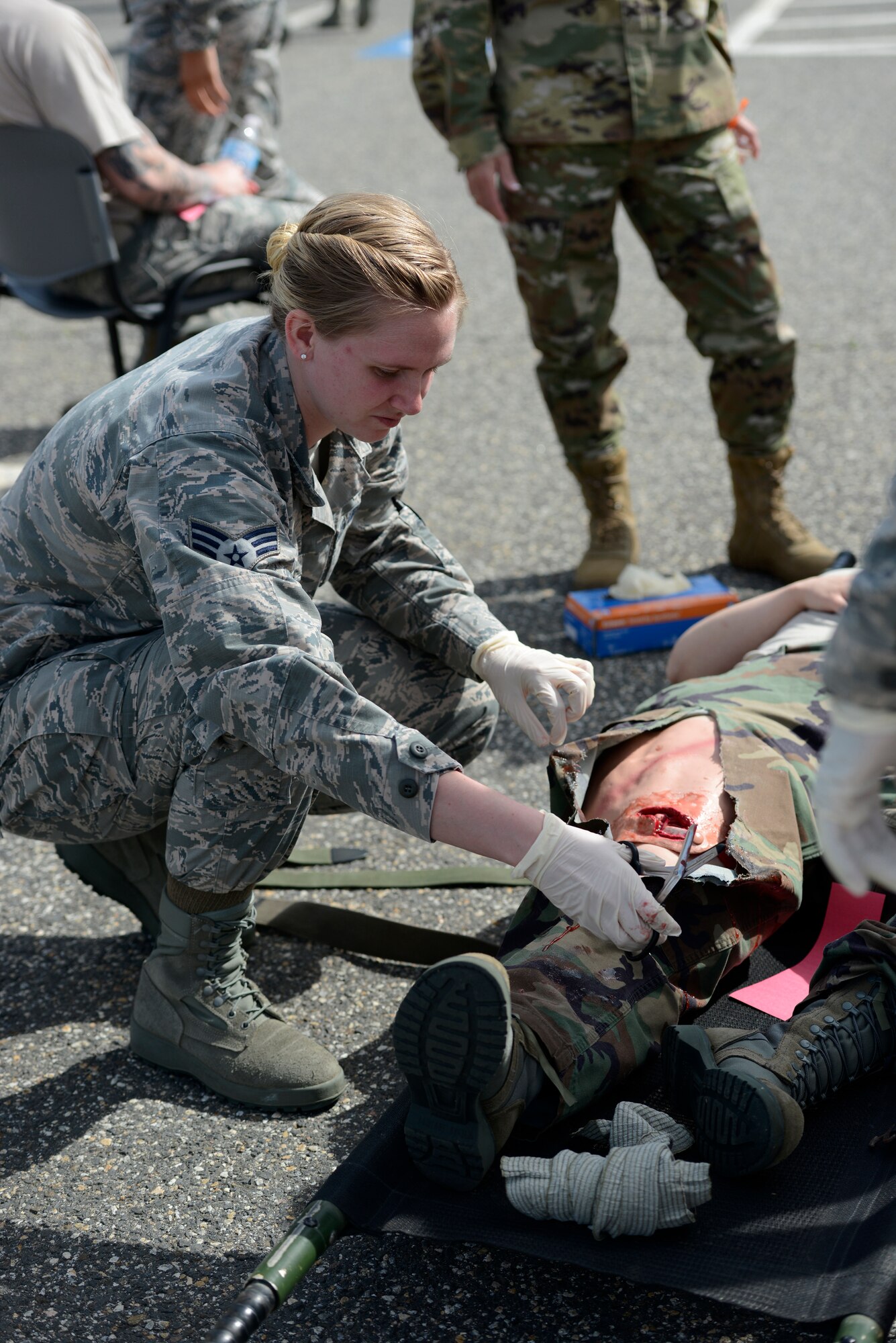 439th AMDS mass casualty exercise
