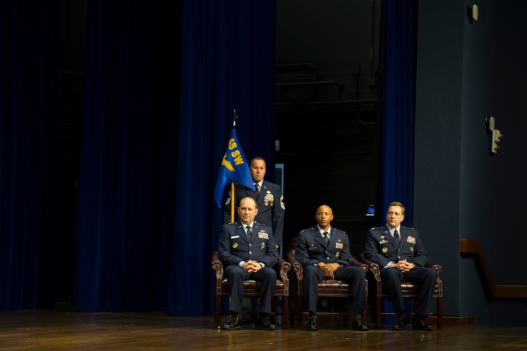 The 45th Mission Support Group change of command ceremony was held June 17, 2019, at Patrick Air Force Base, Fla. (U.S. Air Force photo by Jared Trimarchi)
