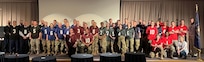 Participants of the 2019 Polyglot Games gather for a photo at the closing of the games held in Draper, Utah, as part of the 300th Military Intelligence Brigade’s 30th Annual Language Conference.