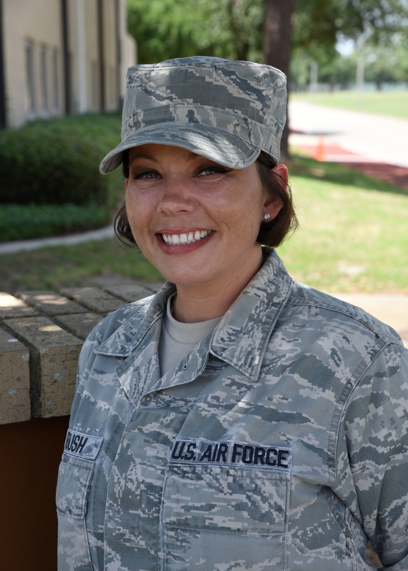 Master Sgt. Chastity Roush is one of three master resiliency trainers for the 403rd Wing. She assists with teaching first term Airmen in nine areas that enhance resilience, one of the core tenets of the Air Force’s Comprehensive Airman Fitness, which encompasses creating Airmen with solid mental, physical, social and spiritual well-being. (U.S. Air Force photo/Lt. Col. Marnee A.C. Losurdo)