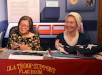 flag ladies educate betsy ross house visitors