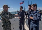 U.S., Spanish Midshipmen Tour Partner Ships