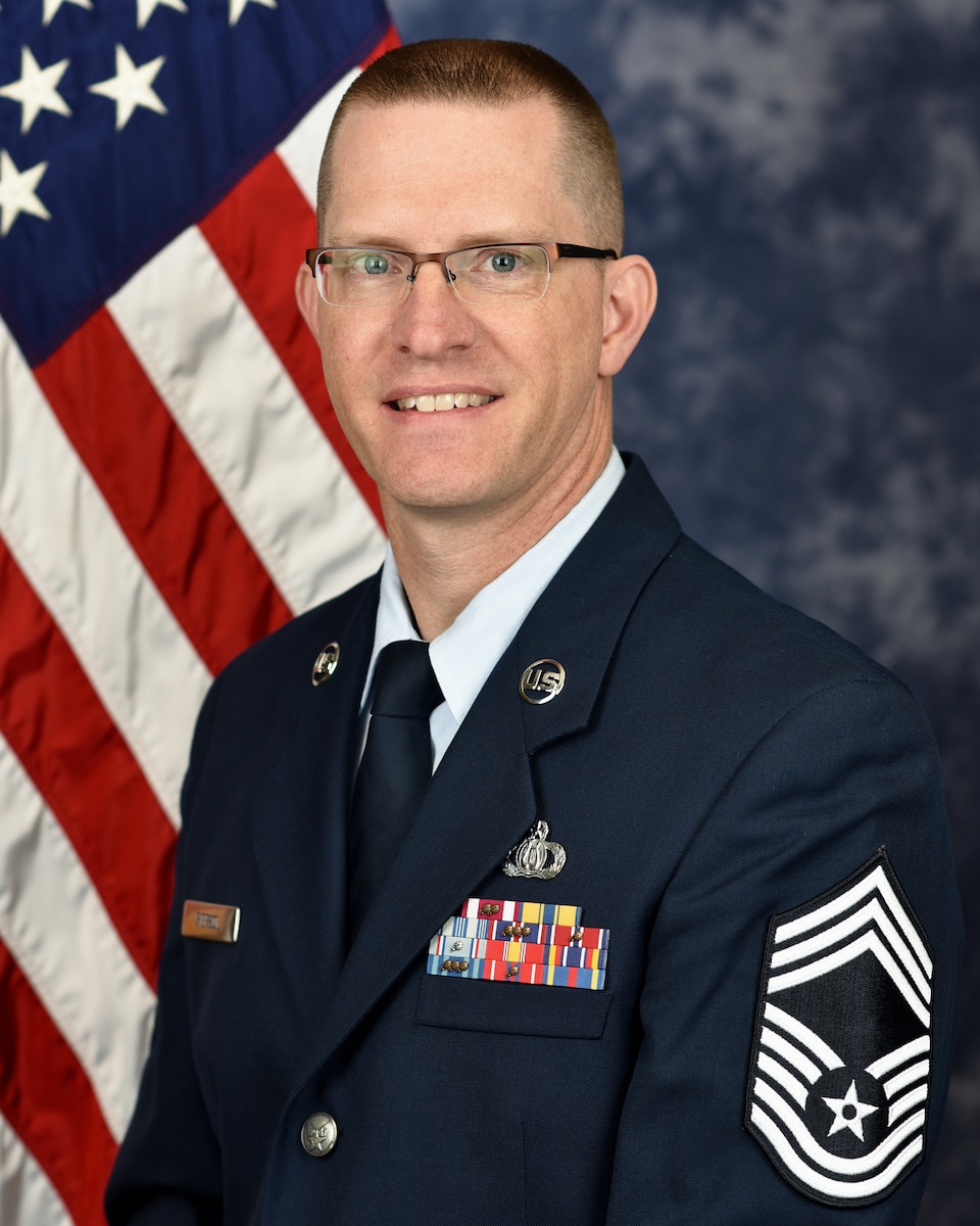 Official Photo of Chief Master Sgt. Mike Piersol, chief enlisted manager for The United States Air Force Band, Joint Base Anacostia-Bolling, Washington, D.C.