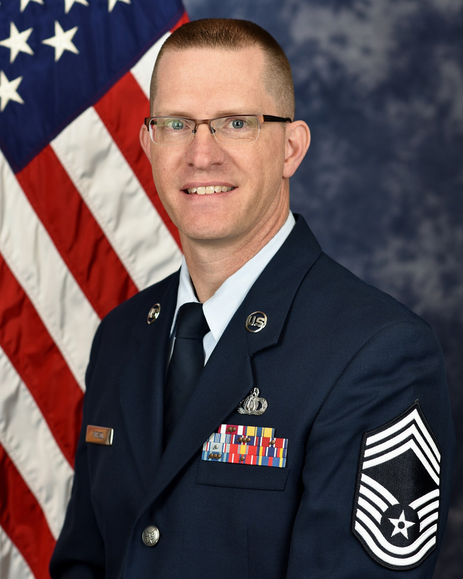 Official Photo of Chief Master Sgt. Mike Piersol, chief enlisted manager for The United States Air Force Band, Joint Base Anacostia-Bolling, Washington, D.C.