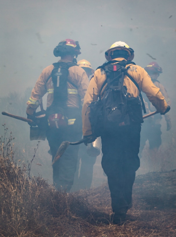 Fighting Fire with Fire! MCAS Miramar conducts controlled burns