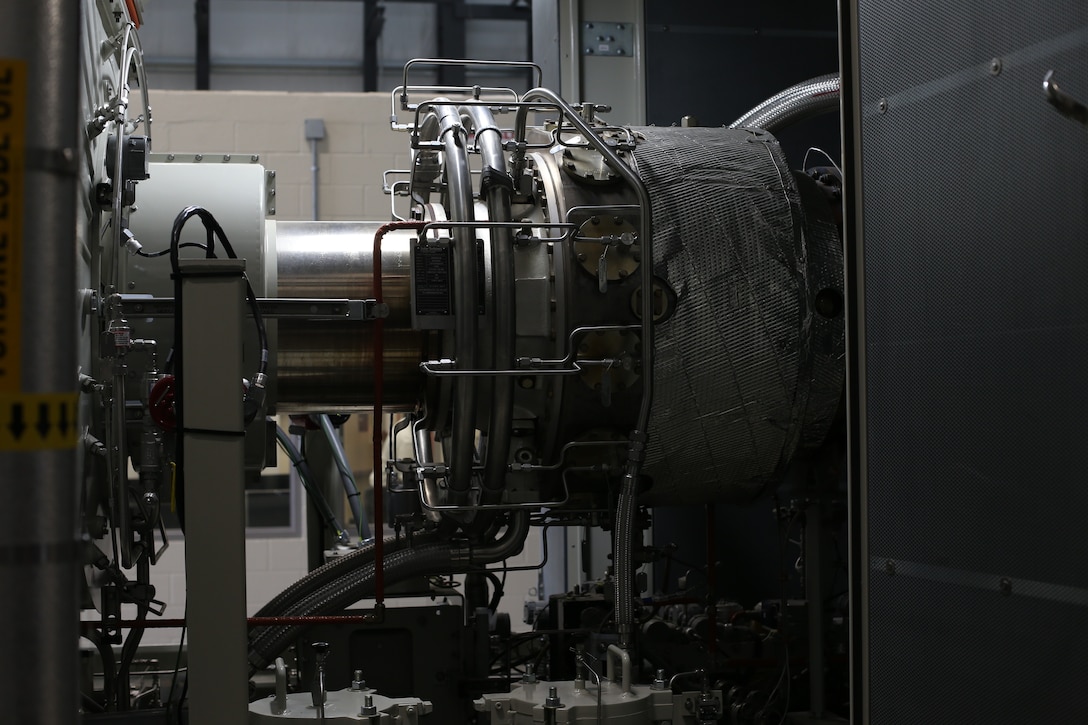 The generator produces power for all of the facilities on Marine Corps Recruit Depot Parris Island. The generator enables MCRD Parris Island to continue operations while completely disconnected from the normal commercial utility grid. (U.S. Marine Corps photo by Lance Cpl. Ryan Hageali)