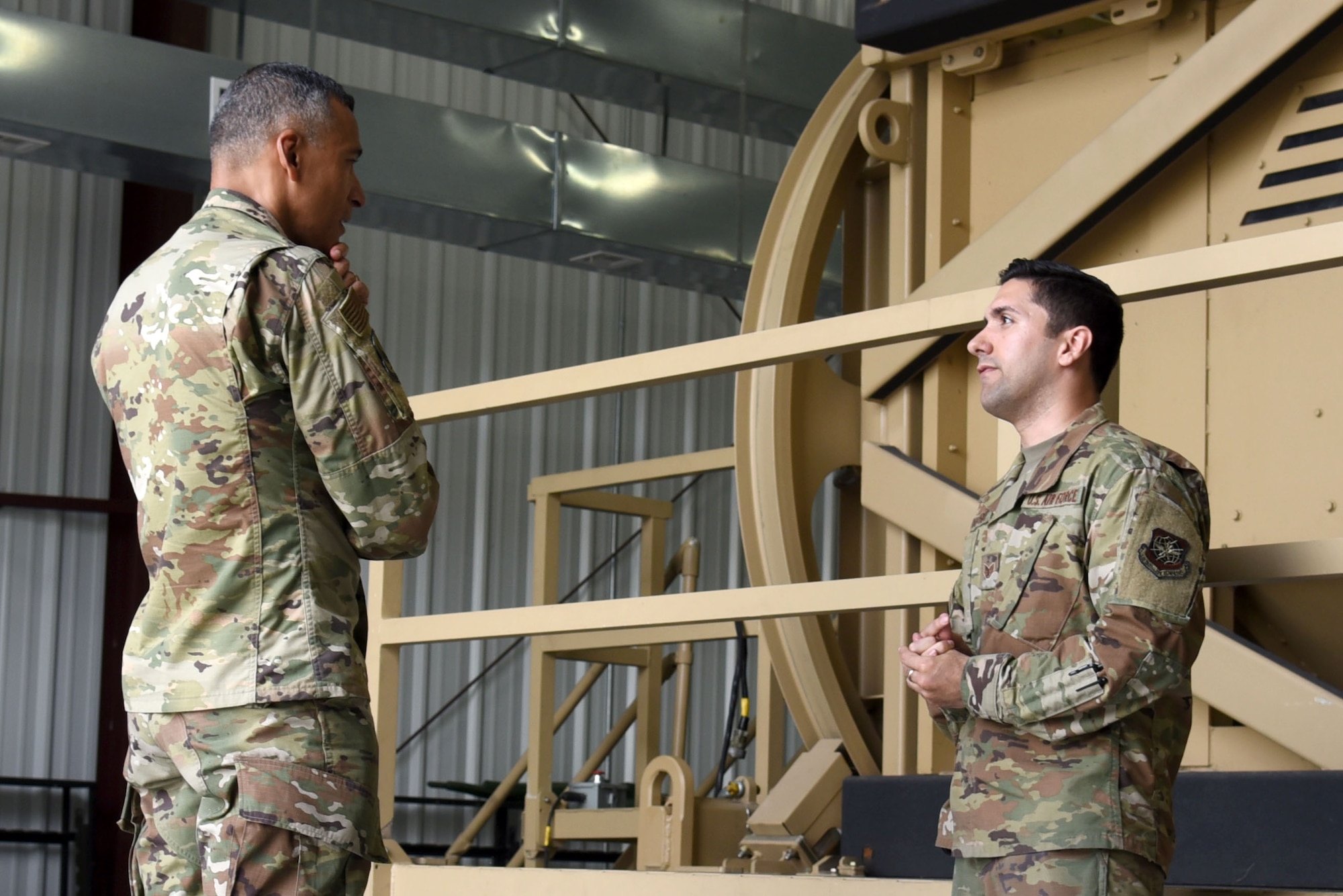 AMC command chief visits the U.S. Air Force Expeditionary Operations School