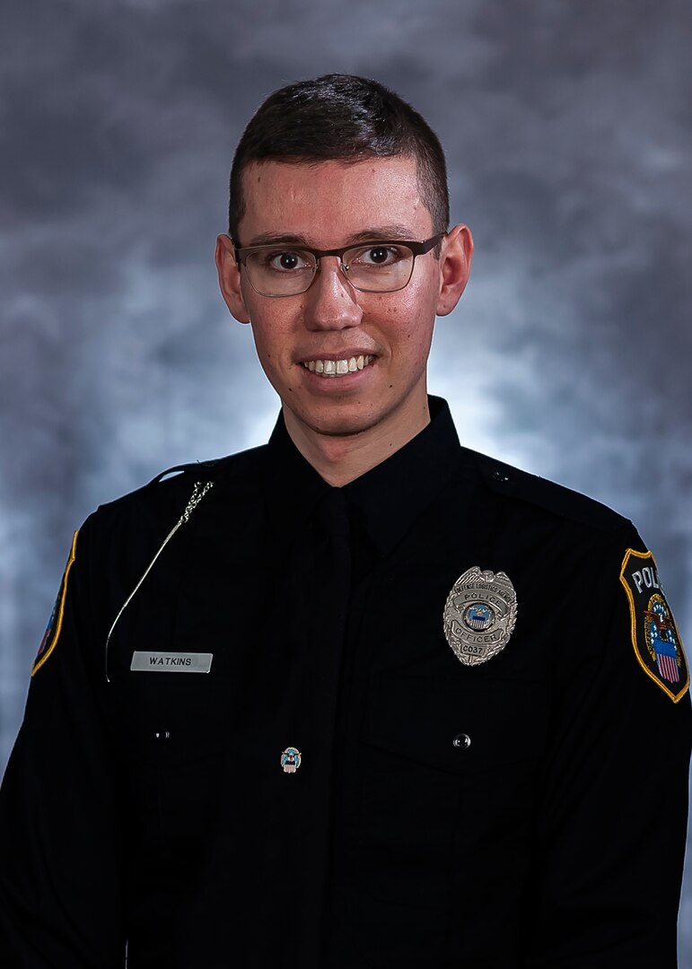 Official photo of DLA Police Officer Watkins