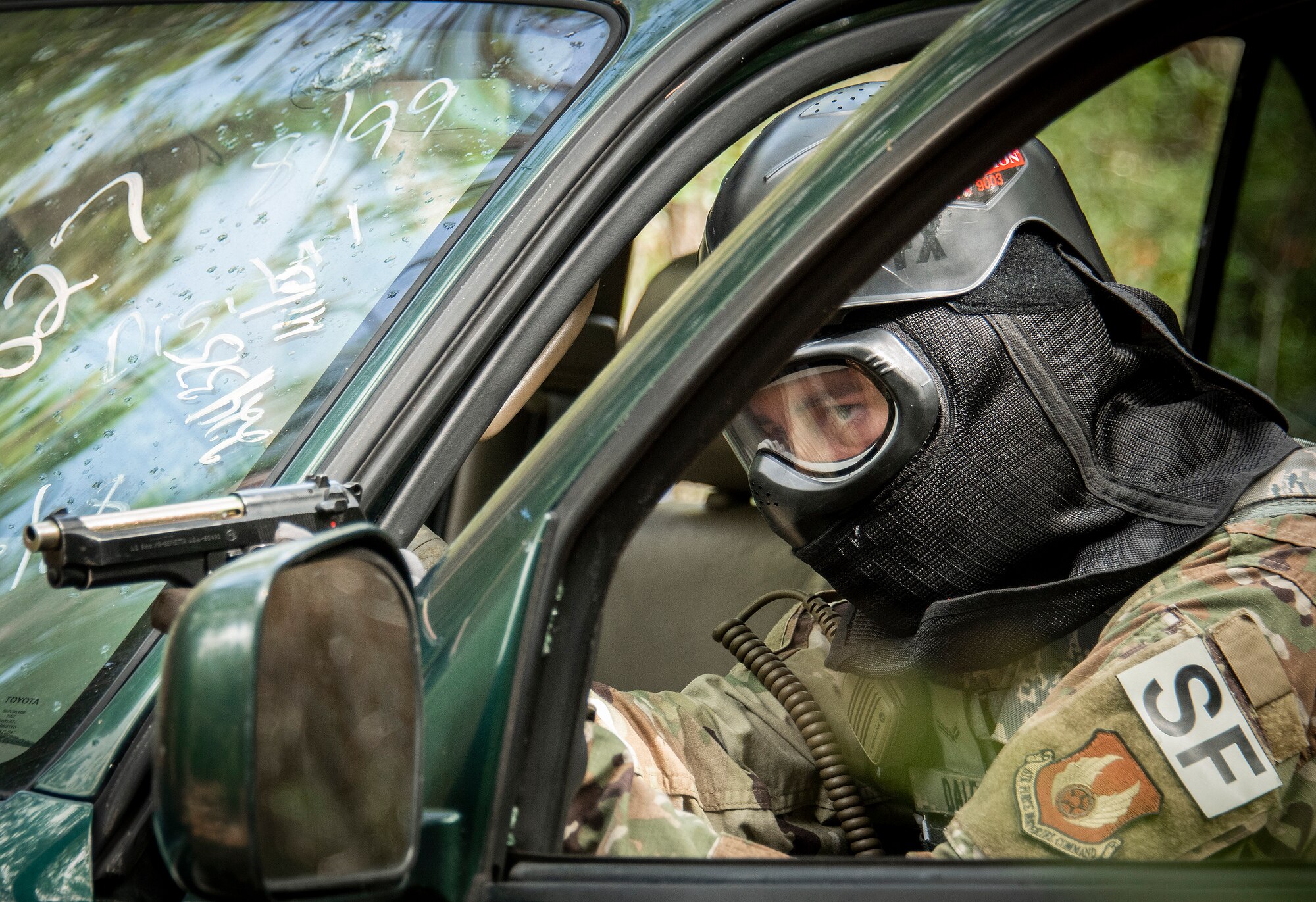 Vehicle stop exercise