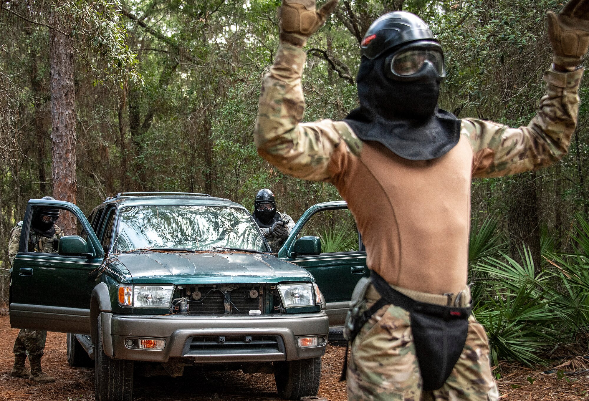 Vehicle stop exercise