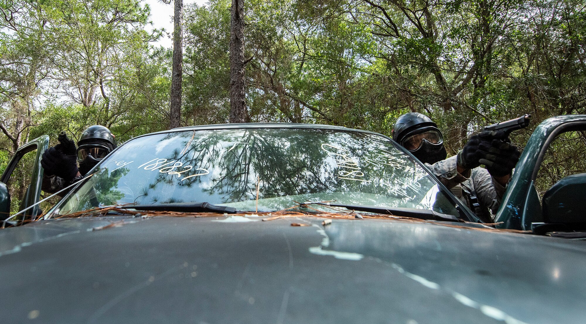 Vehicle stop exercise