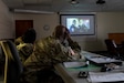 U.S. Army Reserve Soldiers with the 335th Signal Command (Theater) watch a video during a Casualty Notification and Assistance Course at the headquarters in East Point, Georgia, June 11, 2019.