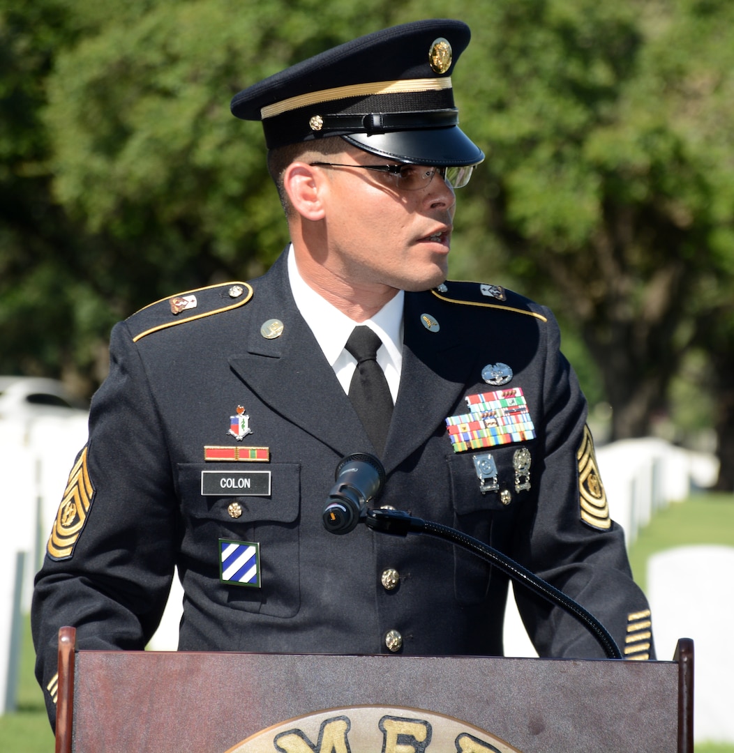 Former Sergeant Major Of The Army Remembered On National Flag Day