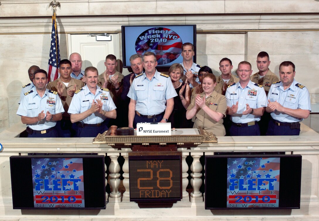 VADM Parker at NYSE