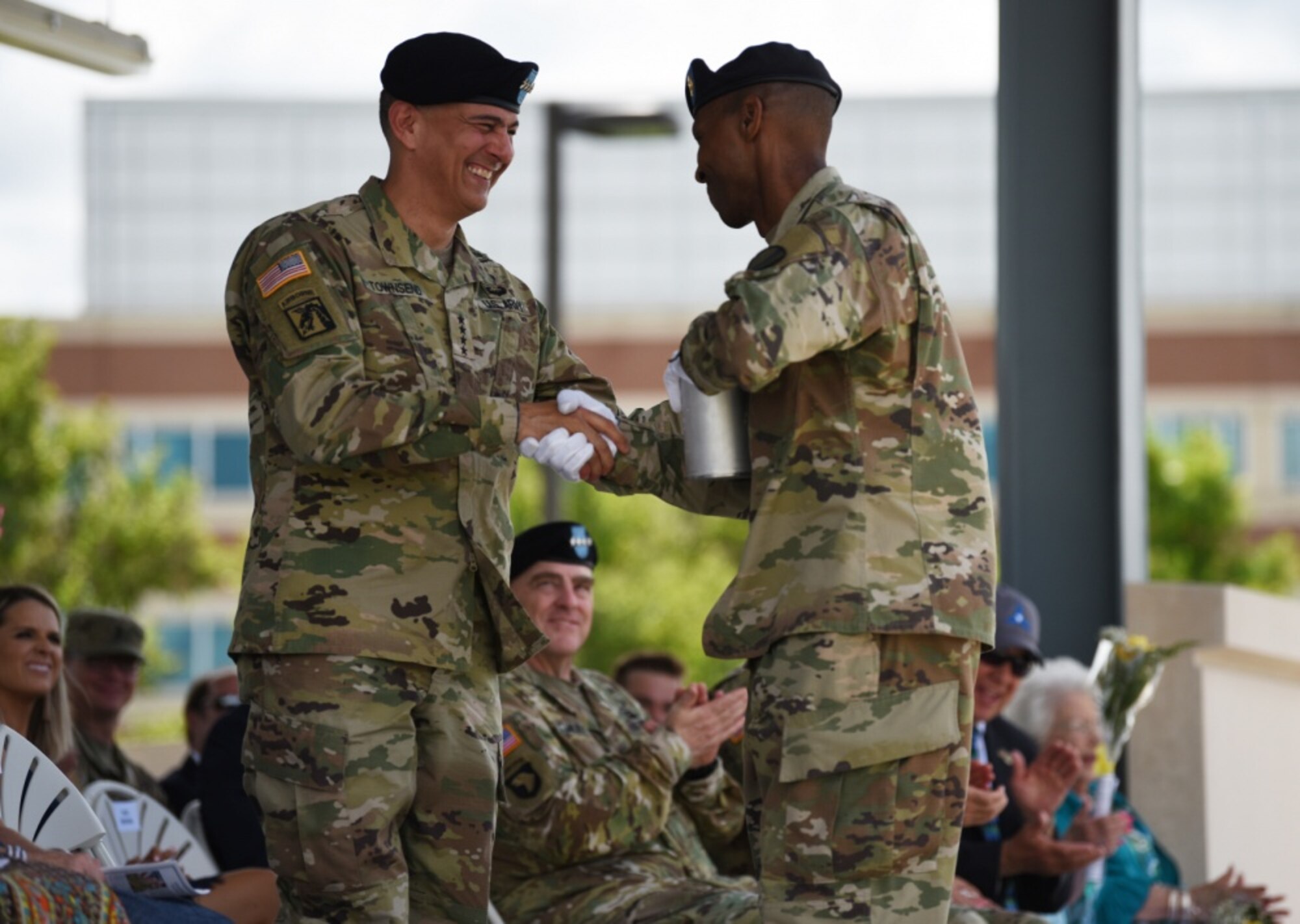 TRADOC change of command ceremony