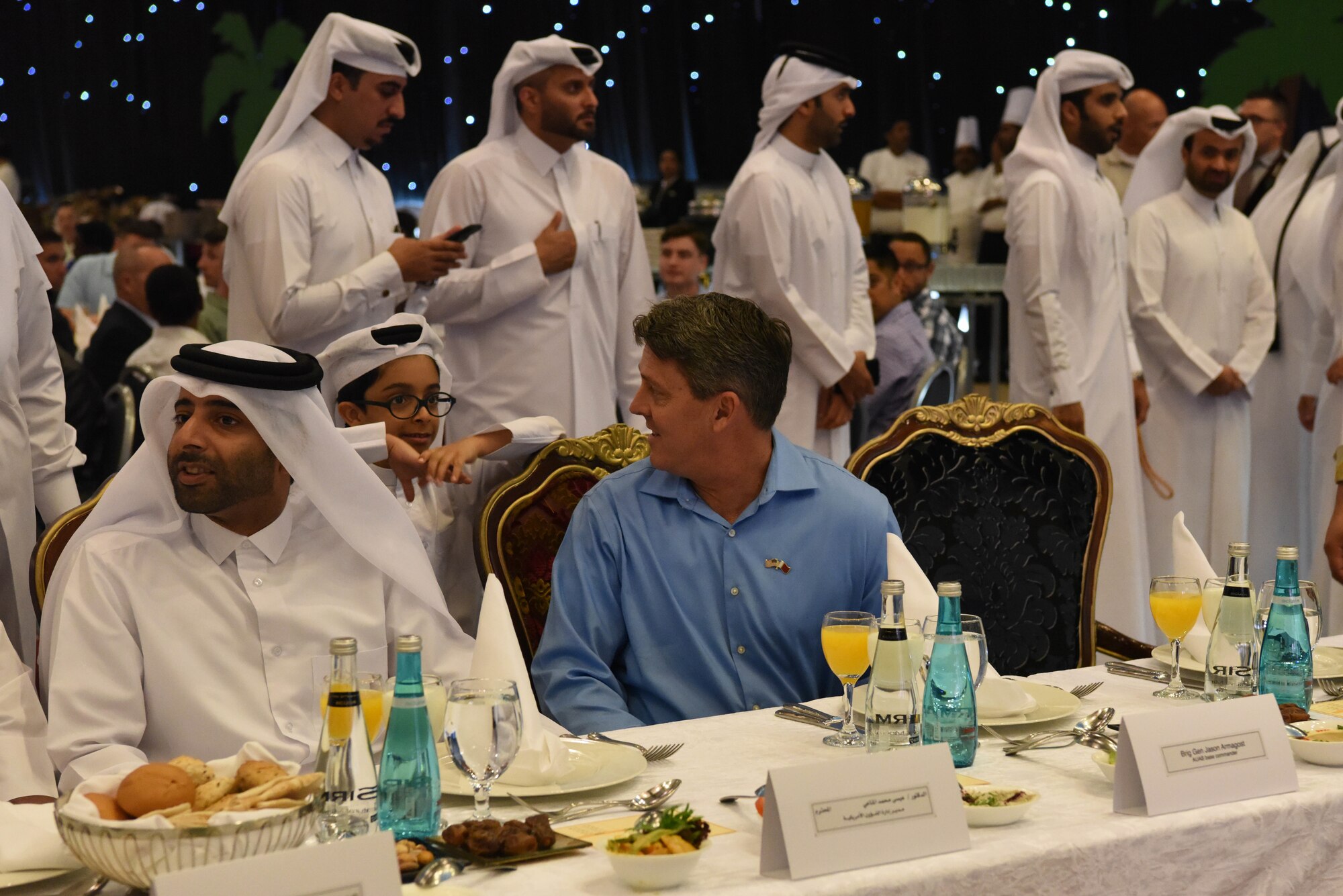 Iftar dinner at the Katara Cultural Village