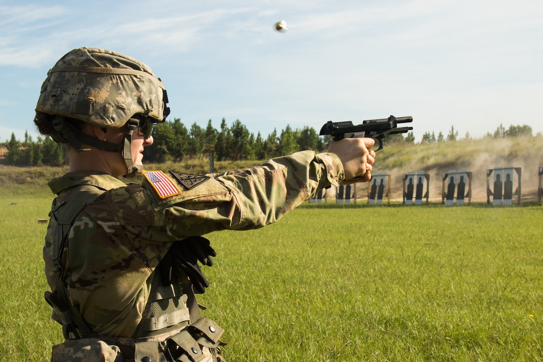 Soldiers qualify with M9s, M4s during 2019 Army Reserve Best Warrior Competition