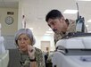U.S. Army Capt. Theresa Terry, 349th Combat Support Hospital, shows computer systems to Awadh Hamoud, a Kuwait Army nurse, at Camp Arifjan’s U.S. Military Hospital – Kuwait June 17, 2019.