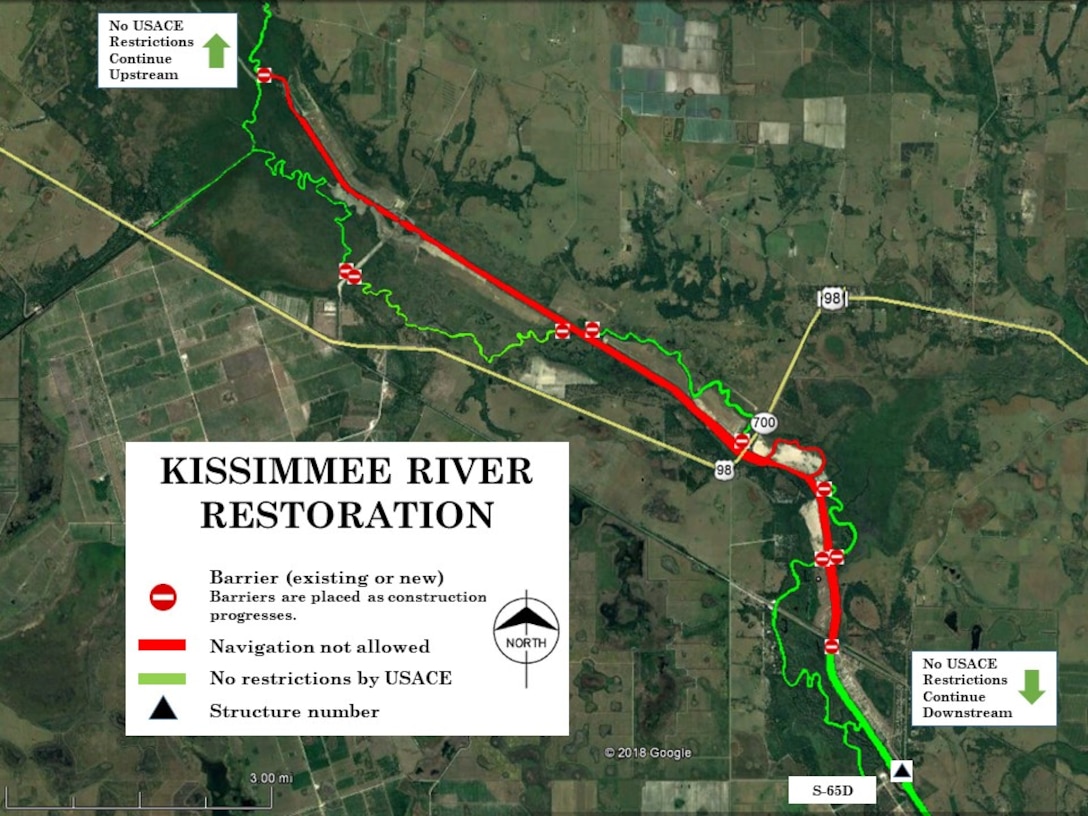 Corps announces changes to navigation on lower Kissimmee River basin