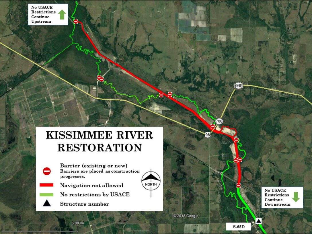 Corps announces changes to navigation on lower Kissimmee River basin