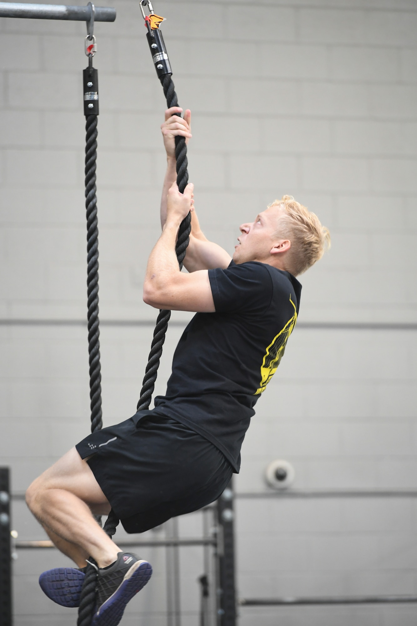 Capt. Christopher Williston, Travis Air Force Base, California, competes in the Alpha Warrior Western Regional Competition June 21, 2019, at Hill Air Force Base, Utah. (U.S. Air Force photo by Cynthia Griggs)