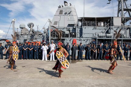 Pioneer, part of Mine Countermeasures Squadron 7, is operating in the 7th Fleet area of operations to enhance interoperability with partners and serve as a ready-response platform for contingency operations.