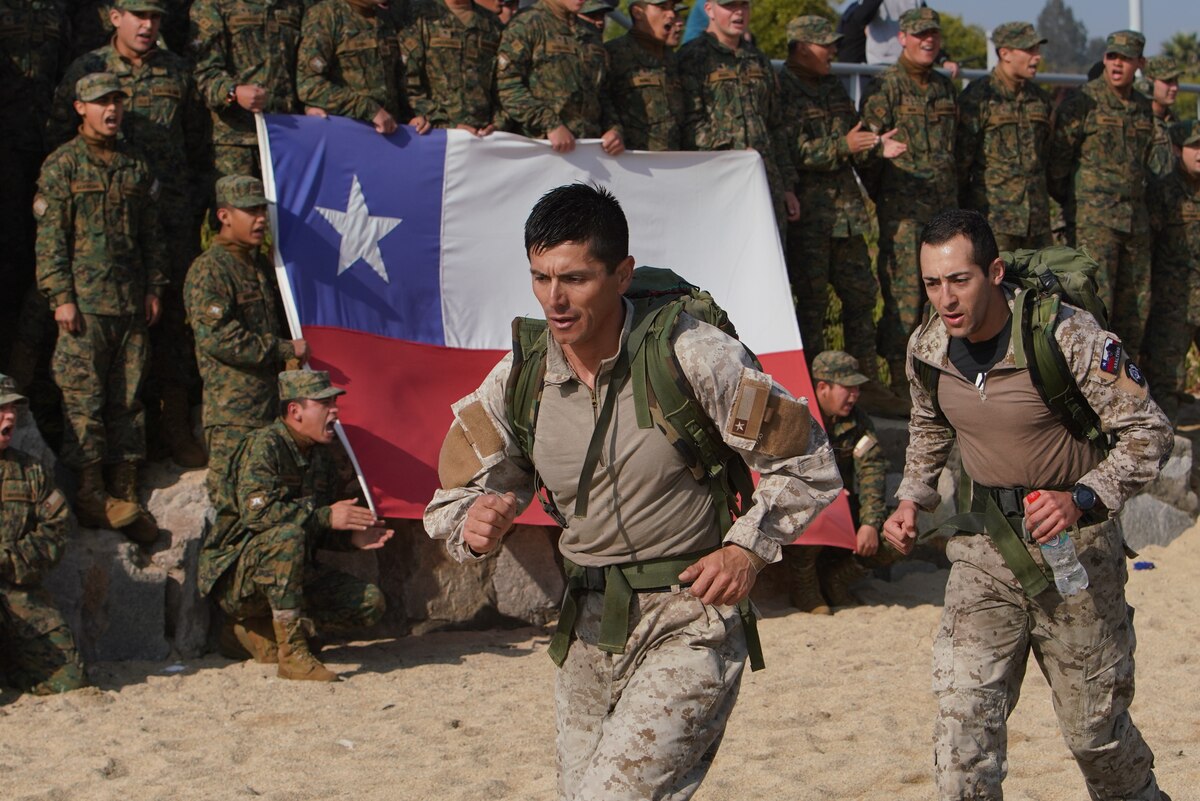 Competitors from Honduras continued to endure the mentally and physically challenging tests during the team event