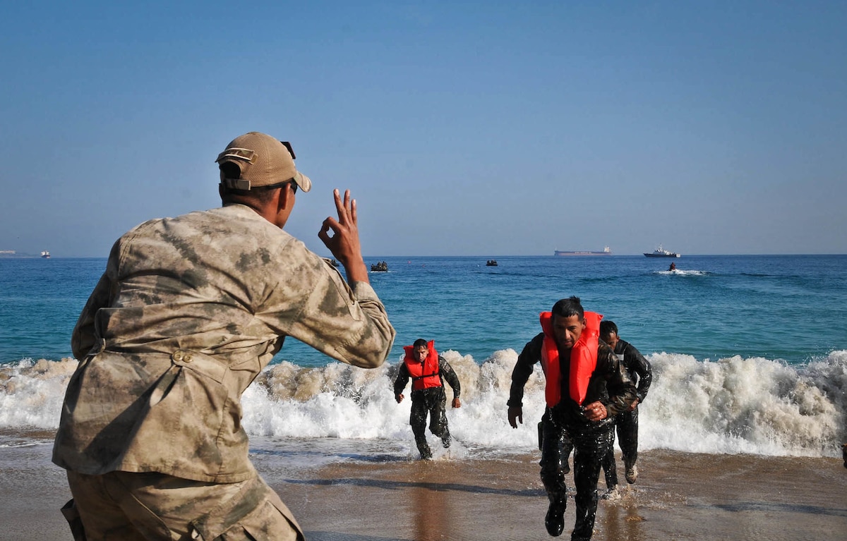 Competitors from Honduras continued to endure the mentally and physically challenging tests during the team event