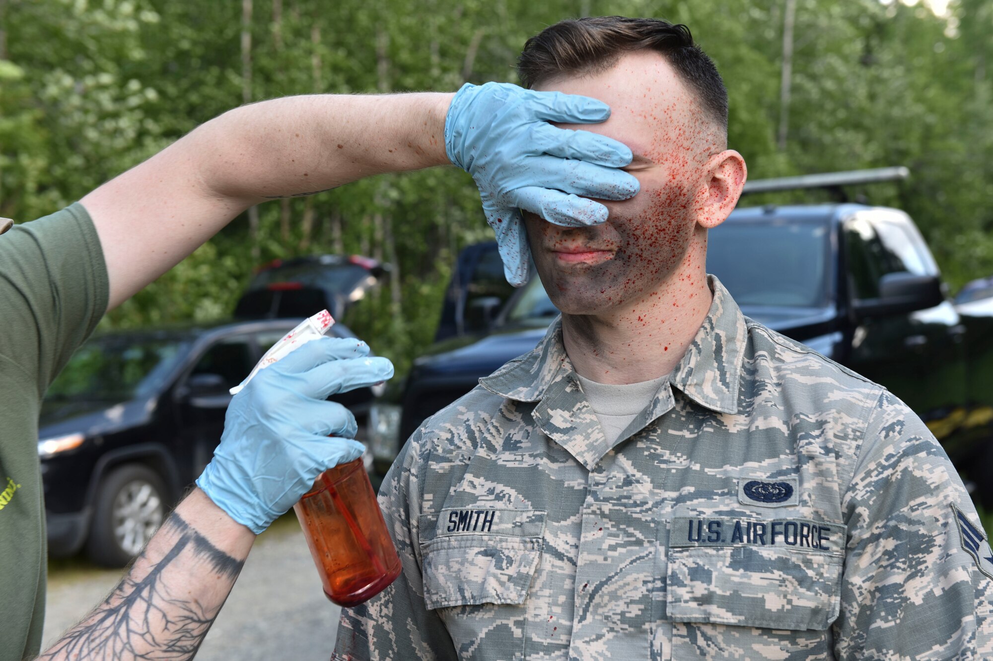 The exercise was the culmination of the Tactical Combat Casualty Care course, a training program which taught critical battlefield skills and how to treat combat-related casualties.