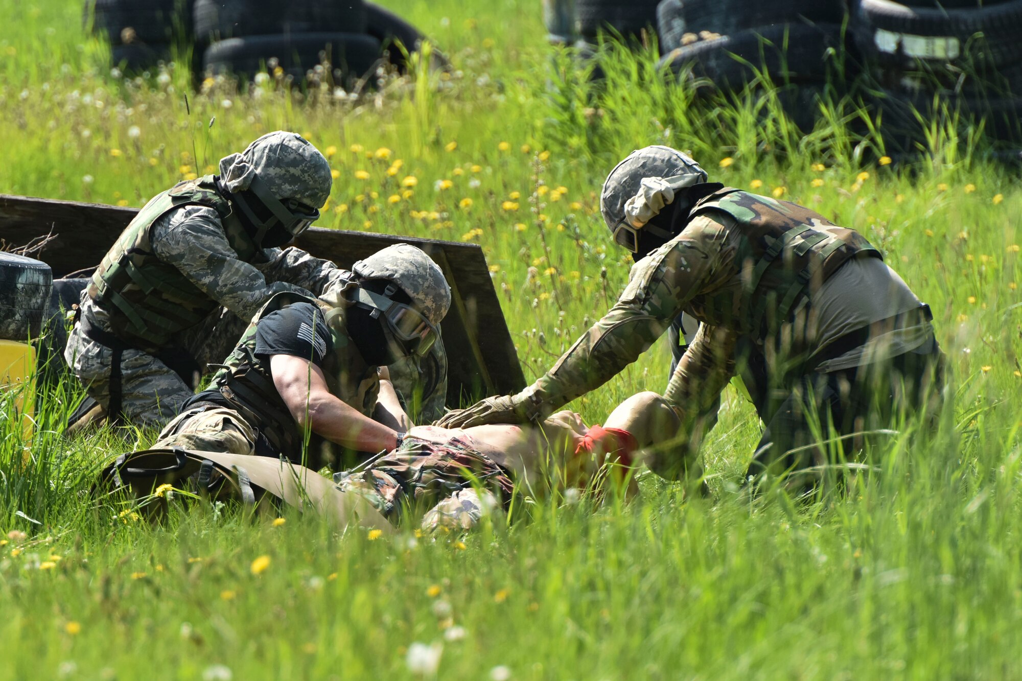 The exercise was the culmination of the Tactical Combat Casualty Care course, a training program which taught critical battlefield skills and how to treat combat-related casualties.