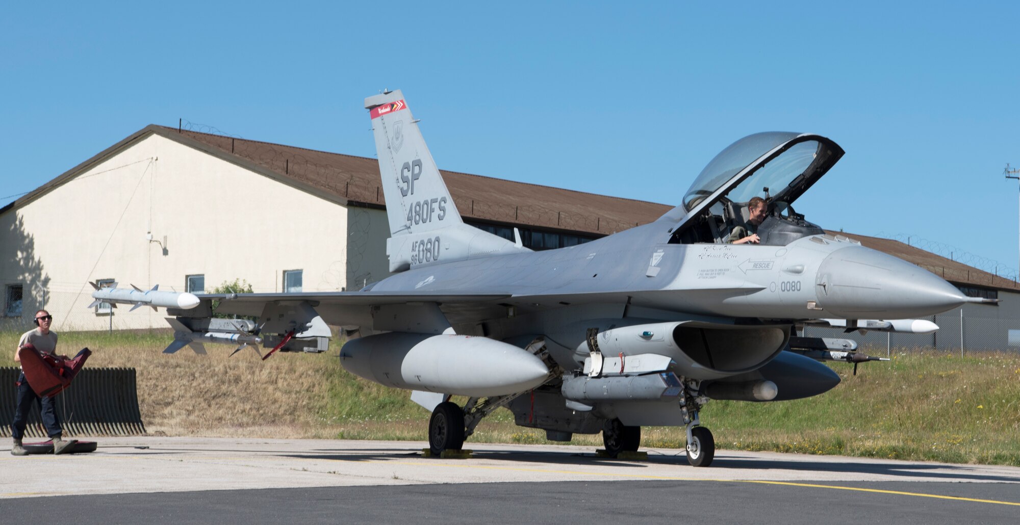Richard surpassed 2,000 flying hours in October 2018 while stationed at Spangdahlem AB
