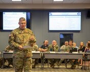 On June 25-26, 2019, Joint Task Force Civil Support (JTF-CS), hosted exercise Vista Proximity II (VP II) at Joint Base Langley-Eustis. VP II is a tabletop exercise created by United States Northern Command (USNORTHCOM) that brings together national, regional and local partners to evaluate the combined large-scale response for a biological incident within the continental US. 
The exercise was an opportunity to create a bridge for smooth planning between agencies that will partner together in the event of a public health emergency.