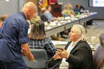 On June 25-26, 2019, Joint Task Force Civil Support (JTF-CS), hosted exercise Vista Proximity II (VP II) at Joint Base Langley-Eustis. VP II is a tabletop exercise created by United States Northern Command (USNORTHCOM) that brings together national, regional and local partners to evaluate the combined large-scale response for a biological incident within the continental US. 
The exercise was an opportunity to create a bridge for smooth planning between agencies that will partner together in the event of a public health emergency.