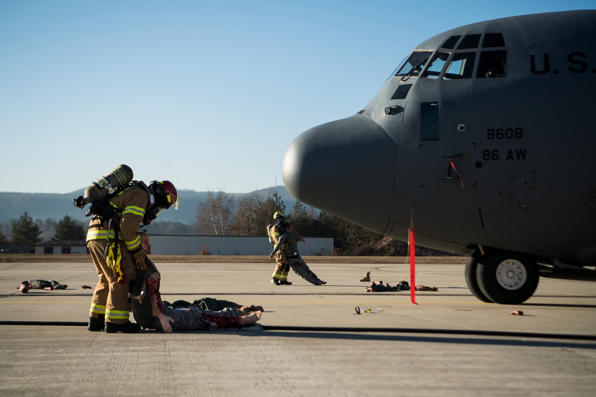 Ramstein hosted Exercise Operation Varsity 19-01, a week-long exercise testing the response capability of multiple base agencies.