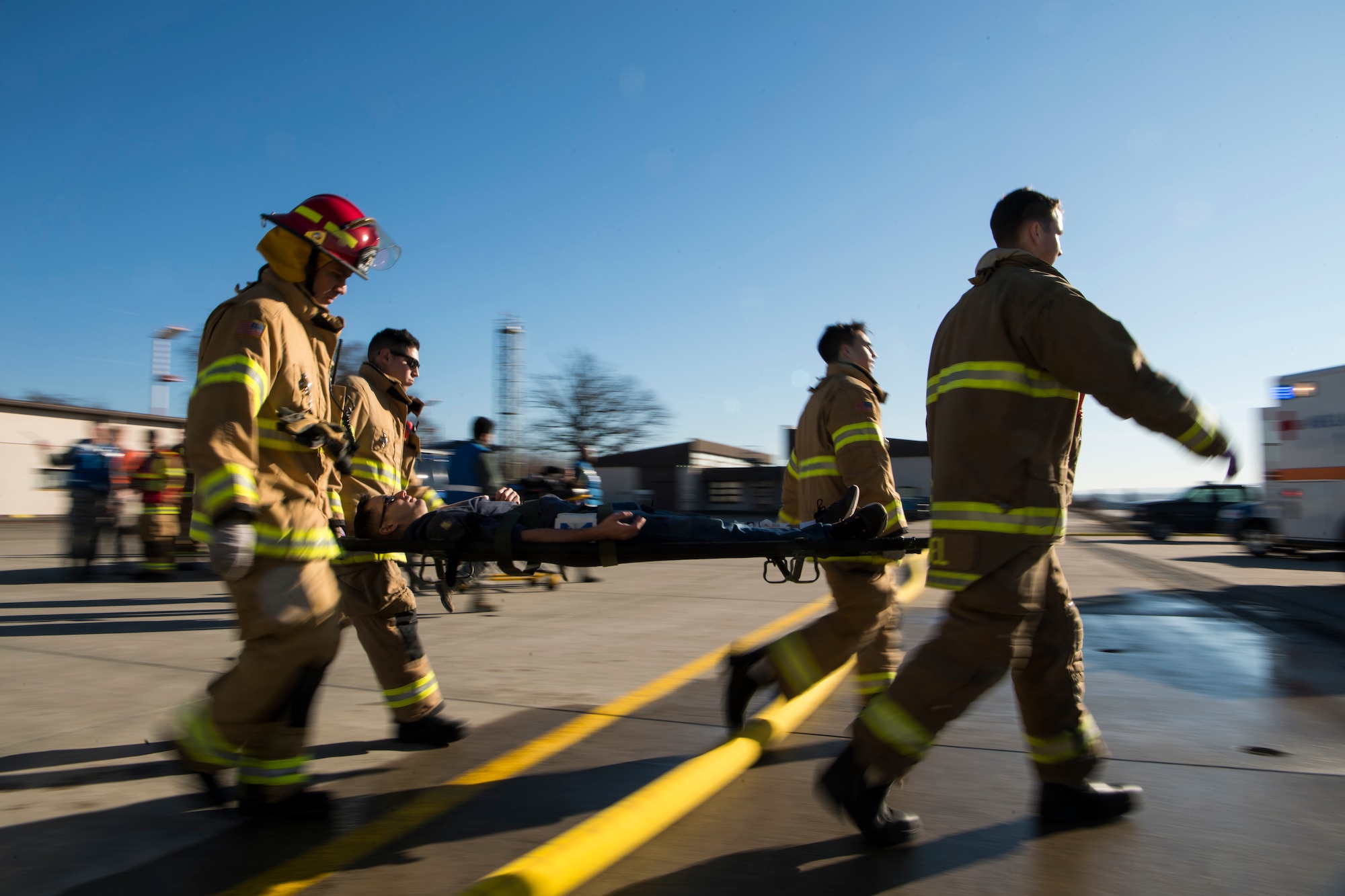 Ramstein hosted Exercise Operation Varsity 19-01, a week-long exercise testing the response capability of multiple base agencies.