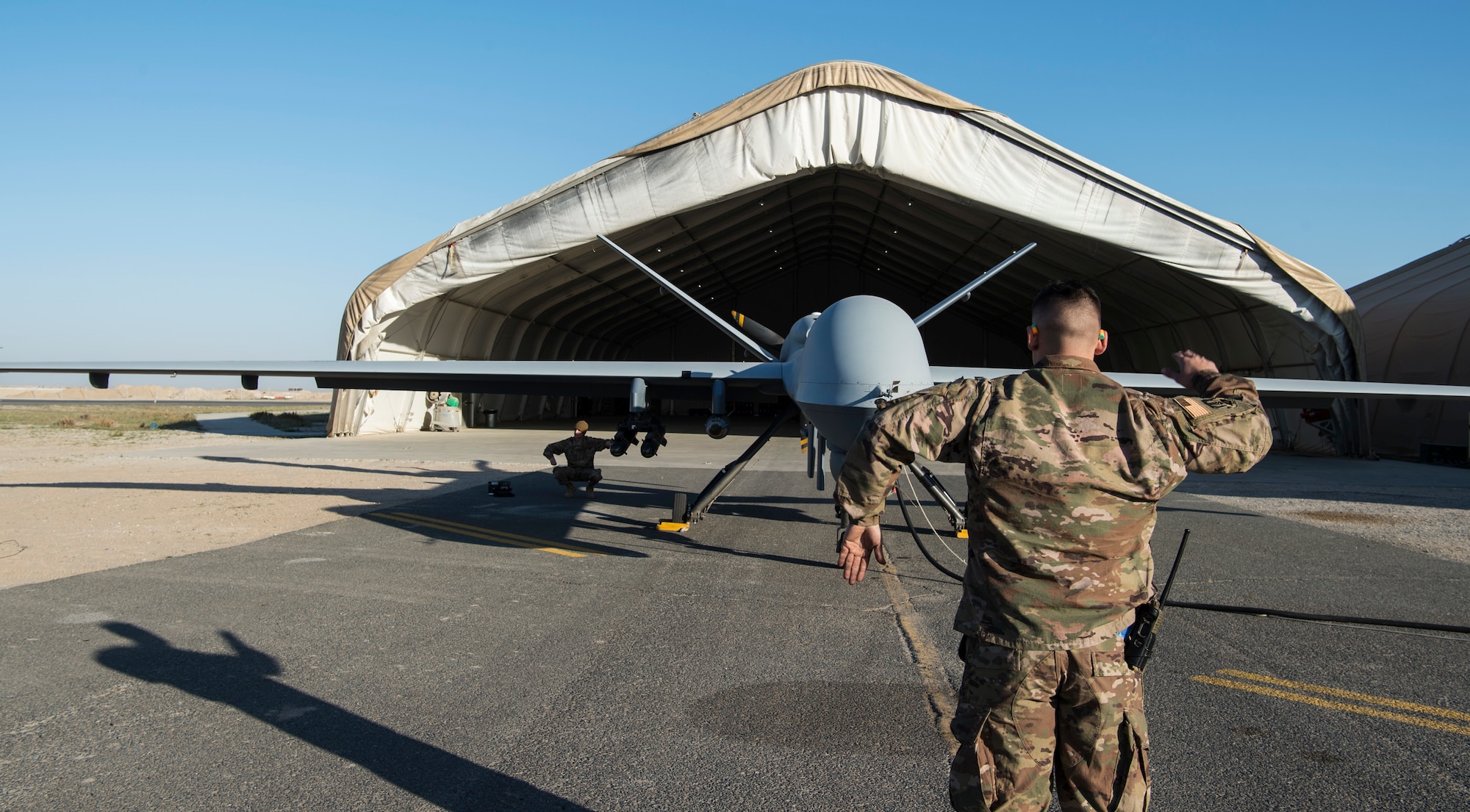 386th EAMXS, 46th EATKS launch MQ-9 Reaper