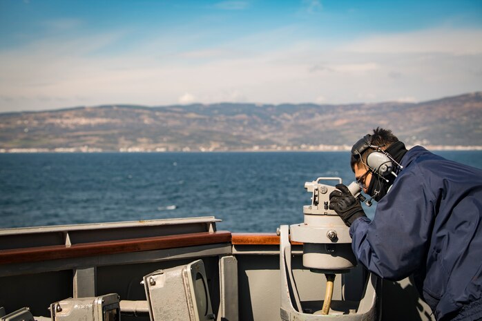 USS Donald Cook Transits the Dardanelles Strait