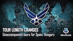 Air Force military tour lengths for unaccompanied assignments to Papa Air Base, Hungary, and Moron Air Base, Spain, will change effective April 1, 2019. Papa Air Base will become an 18-month unaccompanied tour, while Moron will become a 12-month unaccompanied tour.