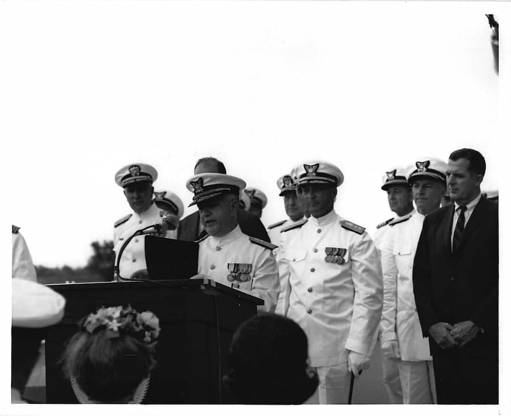 ADMIRAL EDWIN J. ROLAND CHANGE OF COMMAND