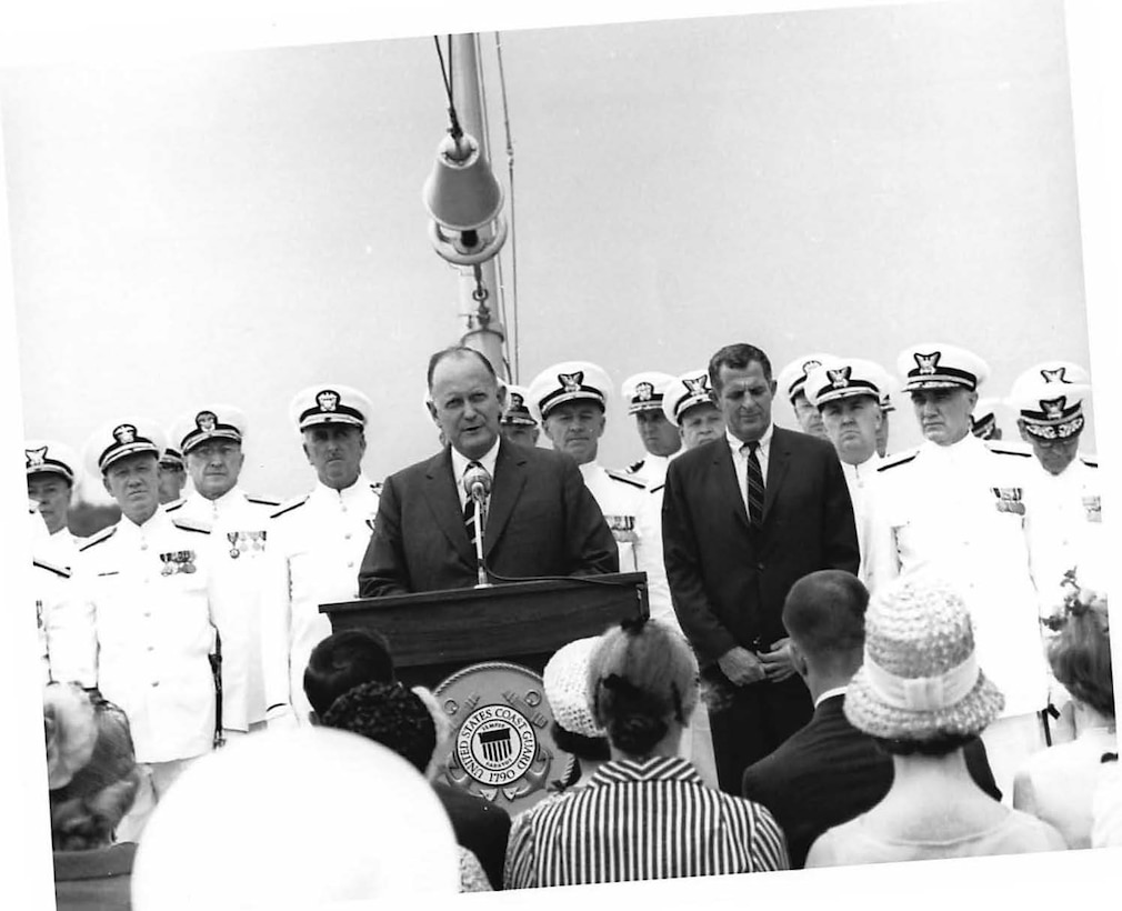 ADMIRAL EDWIN J. ROLAND CHANGE OF COMMAND