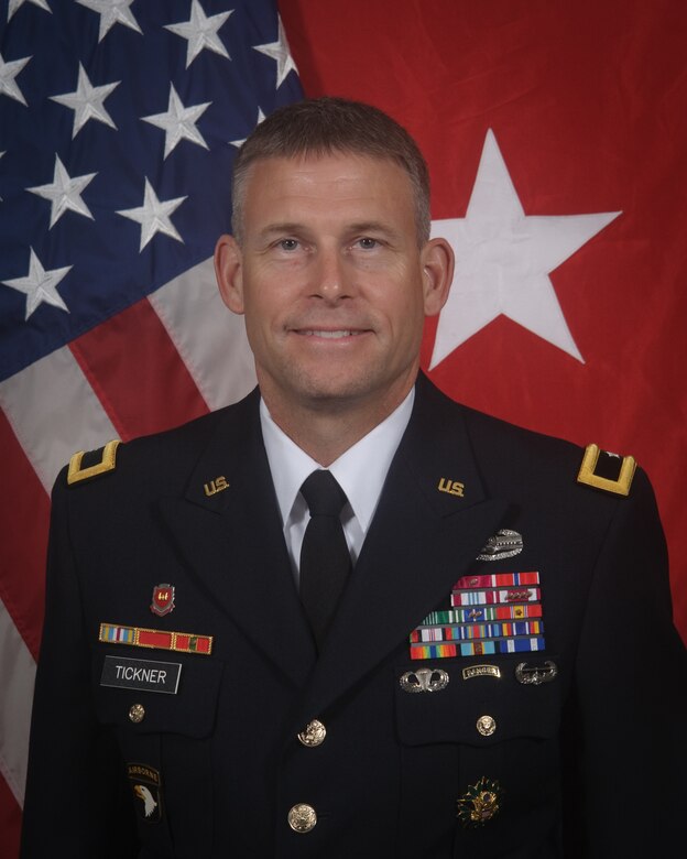 Brigadier General Thomas J. Tickner Bio Photo