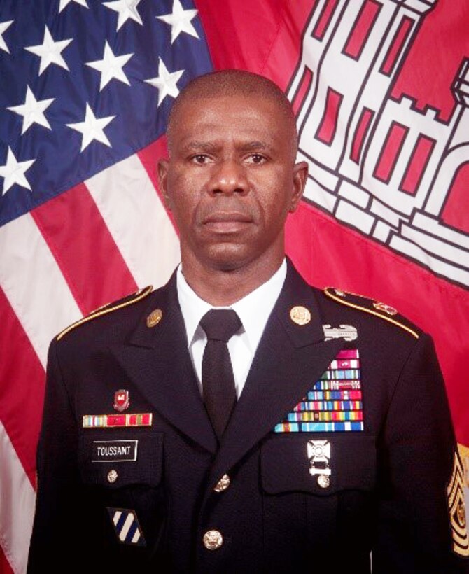 Command Sergeant Major Patrickson Toussaint Bio Photo