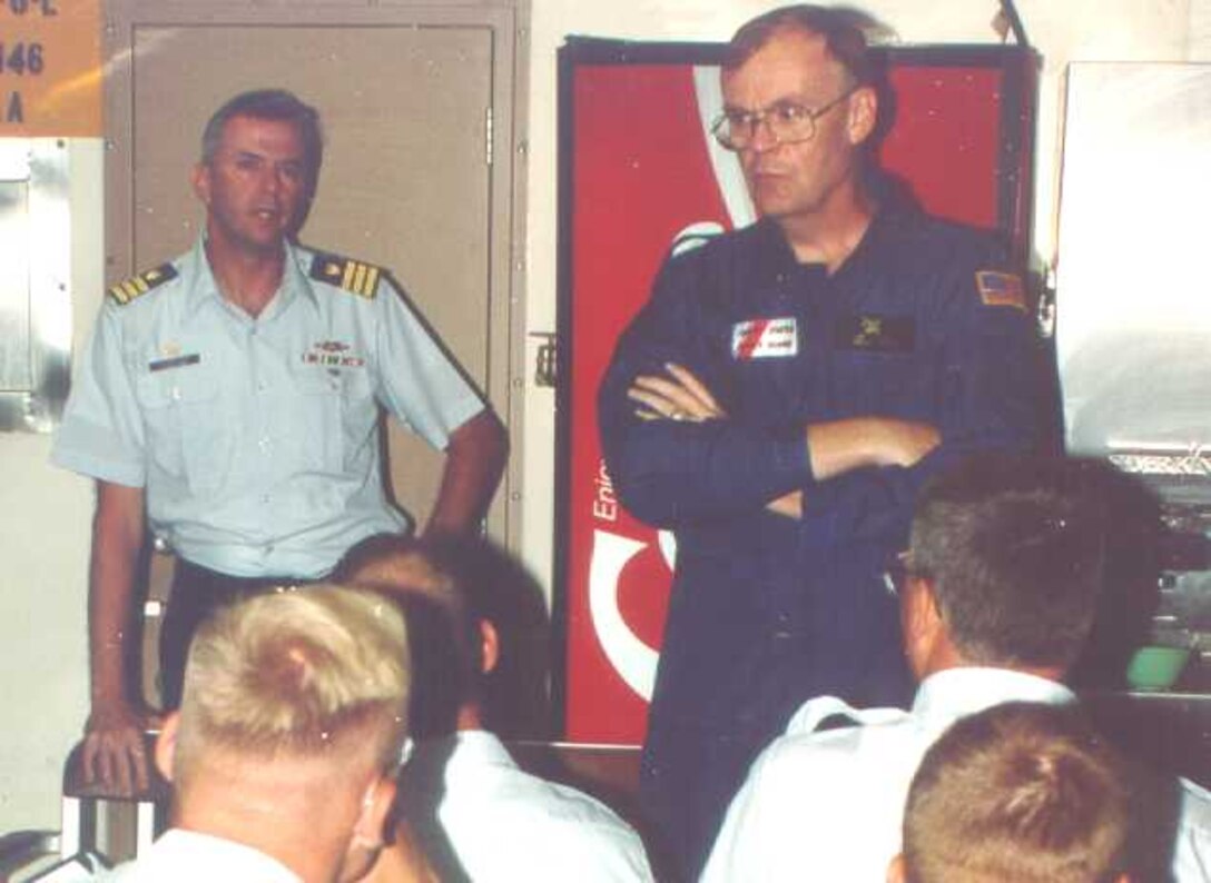 ADMIRAL LOY ADDRESSING MILITARY MEMBERS