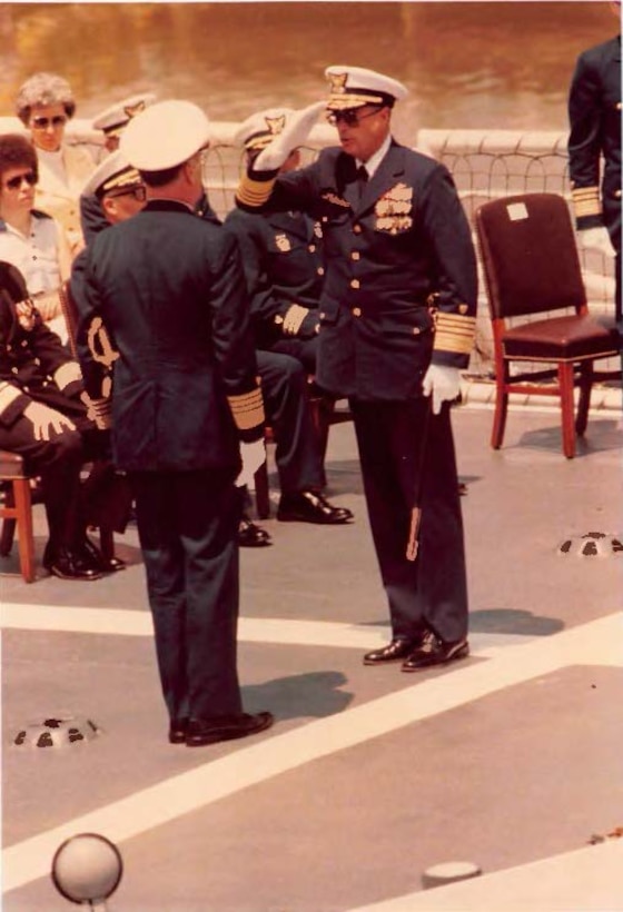 1978 COMMANDANT CHANGE OF COMMAND ADM HAYES