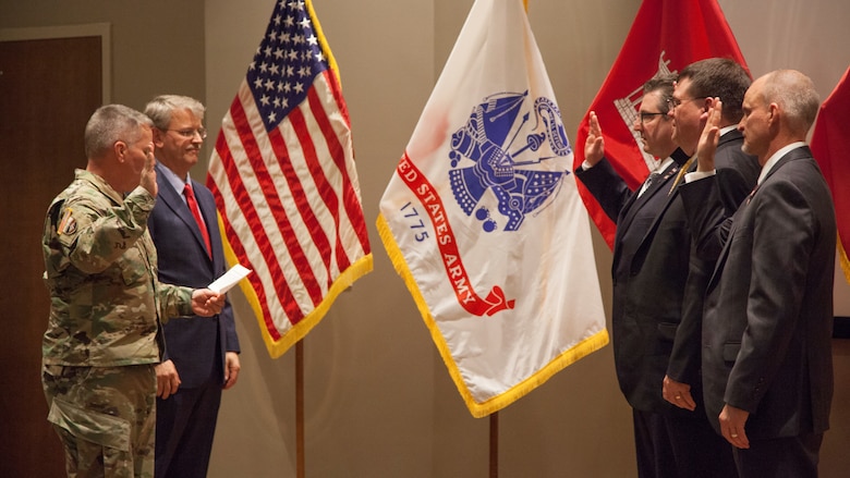 Newest ERDC laboratory directors inducted into the Senior Executive Service