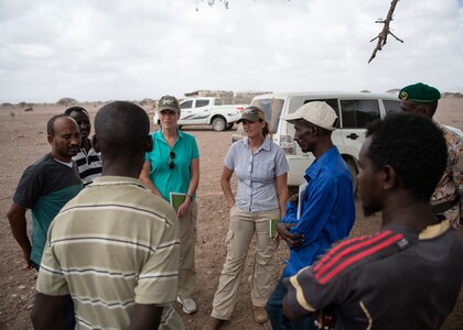 USACAPOC veterinarians visit remote Djibouti village to promote herd health